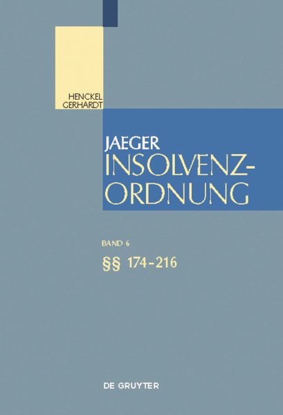 §§ 174-216 1. Aufl. ed.