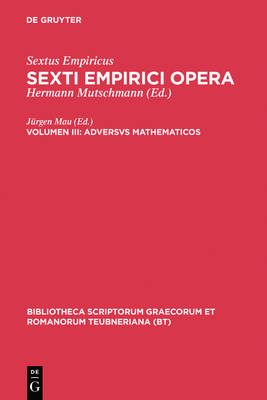 Adversus mathematicos: Libros I-VI continens