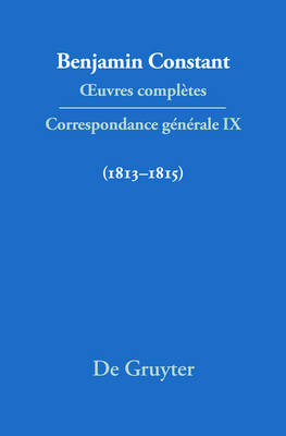 Correspondance gÃ©nÃ©rale 1813â€“1815