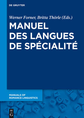 Manuel des langues de spÃ©cialitÃ©