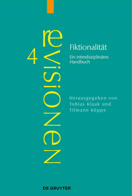 FiktionalitÃ¤t: Ein interdisziplinares Handbuch