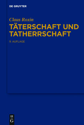 TÃ¤terschaft und Tatherrschaft