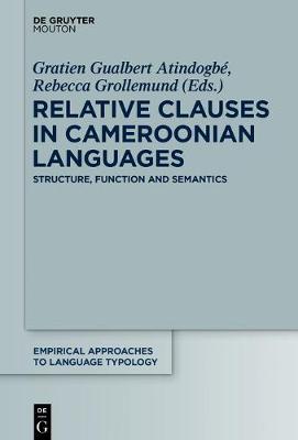 Relative Clauses in Cameroonian Languages: Structure, Function and Semantics