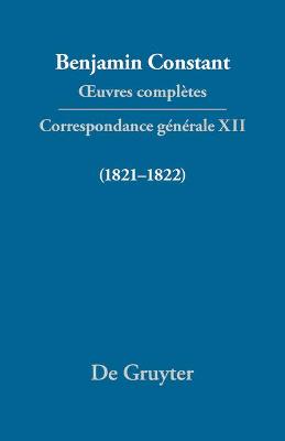Correspondance générale 1821-1822