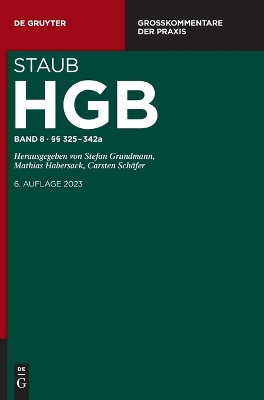 §§ 325-342a 6. neu bearb. Aufl.