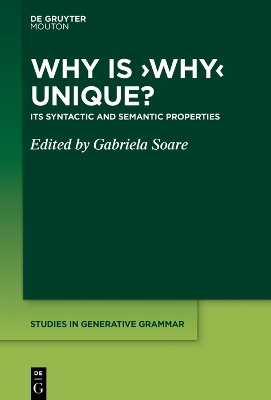 Why is Why Unique?: Its Syntactic and Semantic Properties