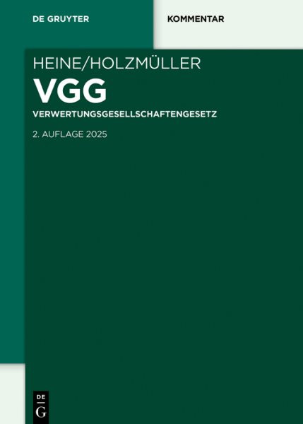 VGG: Verwertungsgesellschaftengesetz