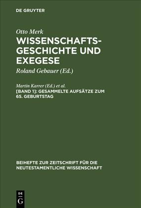 Gesammelte AufsÃ¤tze zum 65. Geburtstag
