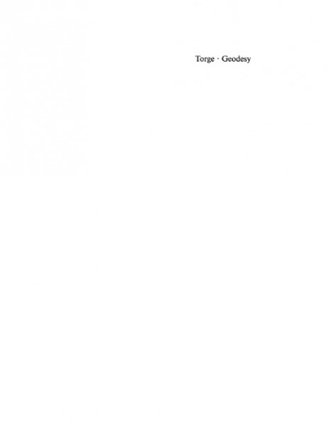 Geodesy 3rd Revised edition