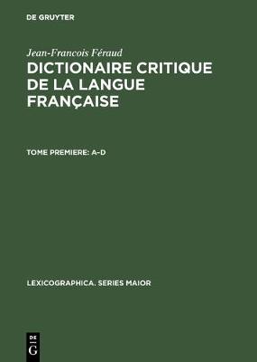 Dictionaire critique de la langue franÃ§aise: (1787)