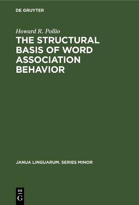 structural basis of word association behavior