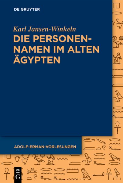Die Personennamen im Alten Ã„gypten