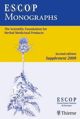 ESCOP Monographs. Second Edition Supplement 2009 New edition