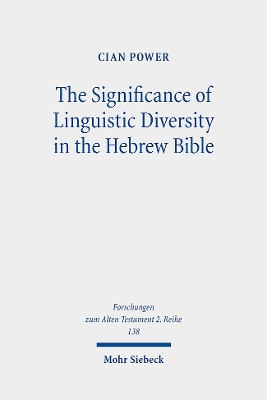 Significance of Linguistic Diversity in the Hebrew Bible: Language and Boundaries of Self and Other