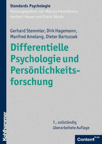 Differentielle Psychologie Und Personlichkeitsforschung 7th 7., Vollstandig Uberarbeitete Auflage ed.