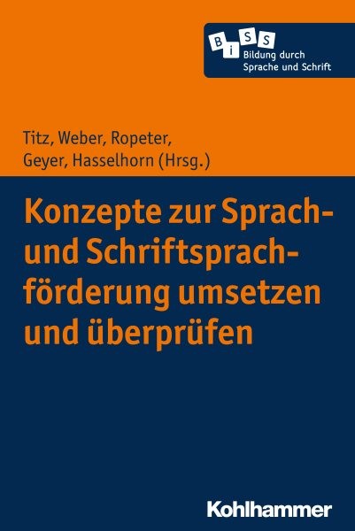 Konzepte zur Sprach- und SchriftsprachfÃ¶rderung umsetzen und Ã¼berprÃ¼fen
