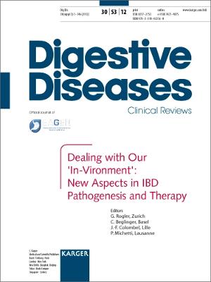 Dealing with Our 'In-Vironment': New Aspects in IBD Pathogenesis and Therapy: Falk Symposium 183, Basel, May 2012. Supplement Issue: Digestive Diseases  2012, Vol. 30, Suppl. 3