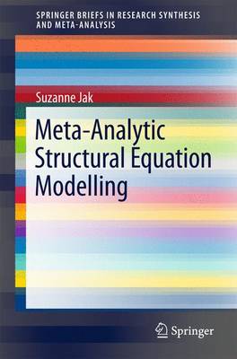 Meta-Analytic Structural Equation Modelling 1st ed. 2015