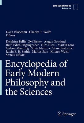 Encyclopedia of Early Modern Philosophy and the Sciences 1st ed. 2022