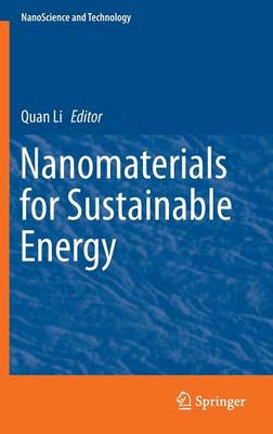 Nanomaterials for Sustainable Energy 1st ed. 2016