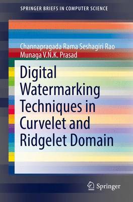 Digital Watermarking Techniques in Curvelet and Ridgelet Domain 1st ed. 2016