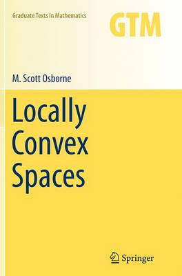 Locally Convex Spaces Softcover reprint of the original 1st ed. 2014