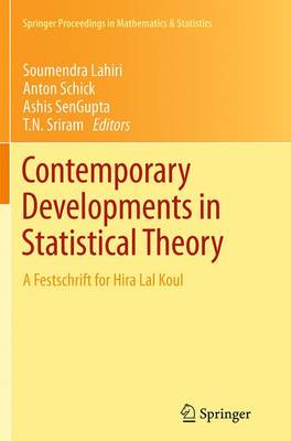 Contemporary Developments in Statistical Theory: A Festschrift for Hira Lal Koul Softcover reprint of the original 1st ed. 2014