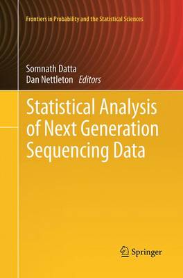 Statistical Analysis of Next Generation Sequencing Data Softcover reprint of the original 1st ed. 2014