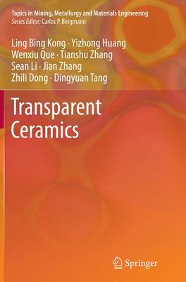 Transparent Ceramics Softcover reprint of the original 1st ed. 2015