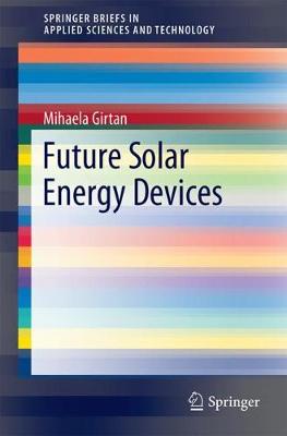 Future Solar Energy Devices 1st ed. 2018