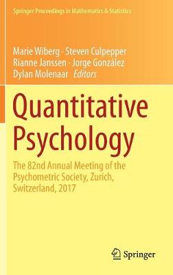 Quantitative Psychology: The 82nd Annual Meeting of the Psychometric Society, Zurich, Switzerland, 2017 