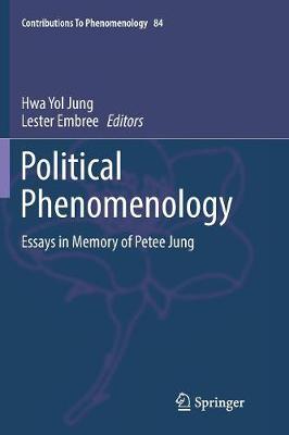 Political Phenomenology: Essays in Memory of Petee Jung Softcover reprint of the original 1st ed. 2016
