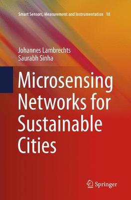Microsensing Networks for Sustainable Cities Softcover reprint of the original 1st ed. 2016