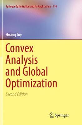 Convex Analysis and Global Optimization Softcover reprint of the original 2nd ed. 2016
