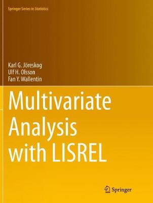 Multivariate Analysis with LISREL Softcover reprint of the original 1st ed. 2016