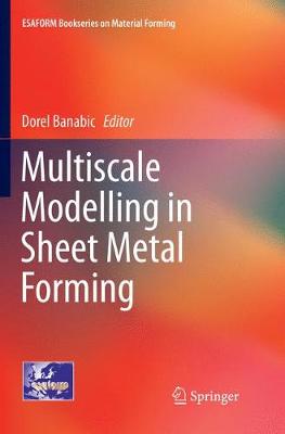 Multiscale Modelling in Sheet Metal Forming Softcover reprint of the original 1st ed. 2016