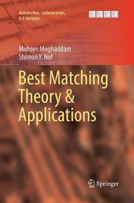 Best Matching Theory & Applications Softcover reprint of the original 1st ed. 2017