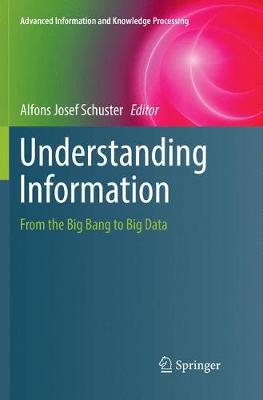 Understanding Information: From the Big Bang to Big Data Softcover reprint of the original 1st ed. 2017