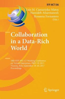 Collaboration in a Data-Rich World: 18th IFIP WG 5.5 Working Conference on Virtual Enterprises, PRO-VE 2017,  Vicenza, Italy, September 18-20, 2017, Proceedings Softcover reprint of the original 1st ed. 2017