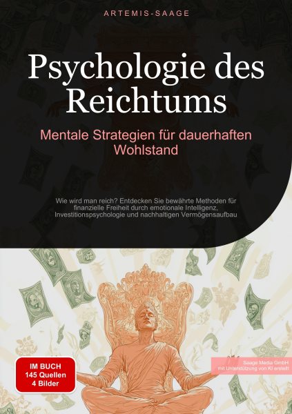 Psychologie des Reichtums: Mentale Strategien fÃ¼r dauerhaften Wohlstand: Wie wird man reich? Entdecken Sie bewahrte Methoden fur finanzielle Freiheit durch emotionale Intelligenz, Investitionspsychologie und nachhaltigen Vermogensaufbau