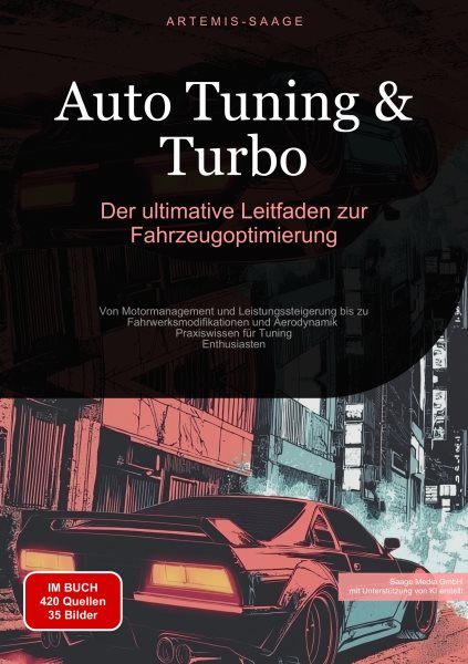 Auto Tuning & Turbo: Der ultimative Leitfaden zur Fahrzeugoptimierung: Von Motormanagement und Leistungssteigerung bis zu Fahrwerksmodifikationen und Aerodynamik - Praxiswissen fur Tuning-Enthusiasten