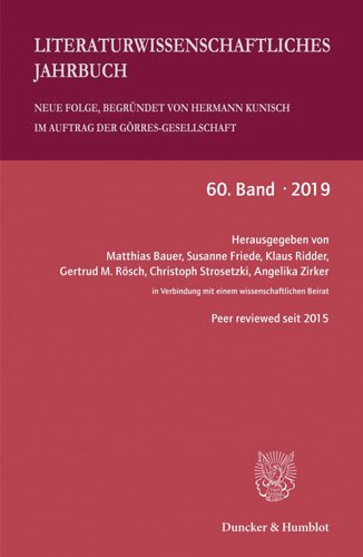 Literaturwissenschaftliches Jahrbuch: 6. Band (219)