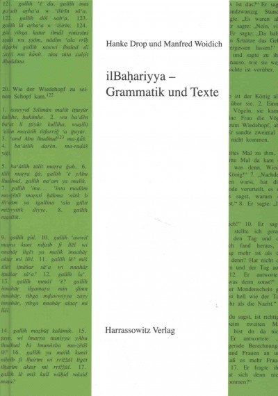Agyptische Dialekte / Ilbahariyya - Grammatik Und Texte
