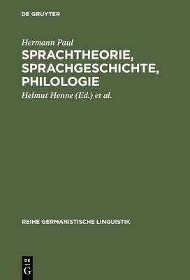 Sprachtheorie, Sprachgeschichte, Philologie Reprint 2014 ed.