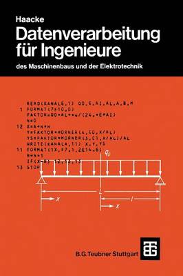 Datenverarbeitung fÃ¼r Ingenieure: des Maschinenbaus und der Elektrotechnik