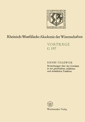 Betrachtungen Ã¼ber das Gewissen in der griechischen, jÃ¼dischen und christlichen Tradition