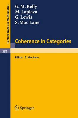 Coherence in Categories