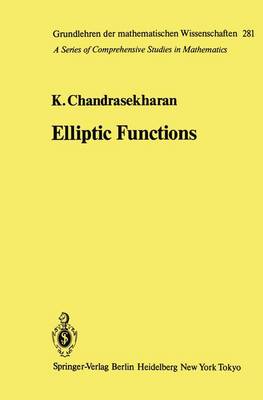Elliptic Functions 1985 ed.