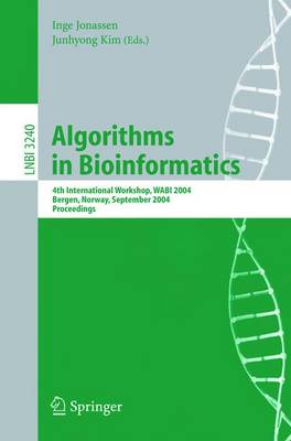 Algorithms in Bioinformatics: 4th International Workshop, WABI 2004, Bergen, Norway, September 17-21,  2004, Proceedings 2004 ed.