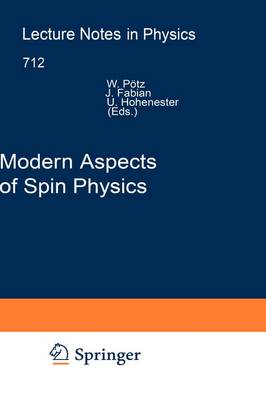 Modern Aspects of Spin Physics 2007 ed.